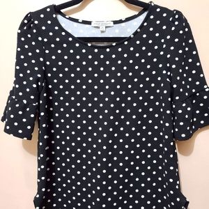 Polka dot blouse